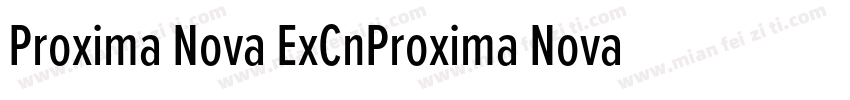 Proxima Nova ExCnProxima Nova ExCn字体转换